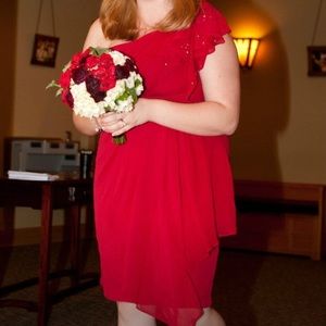 Beautiful Plus Size Bridesmaid Dress